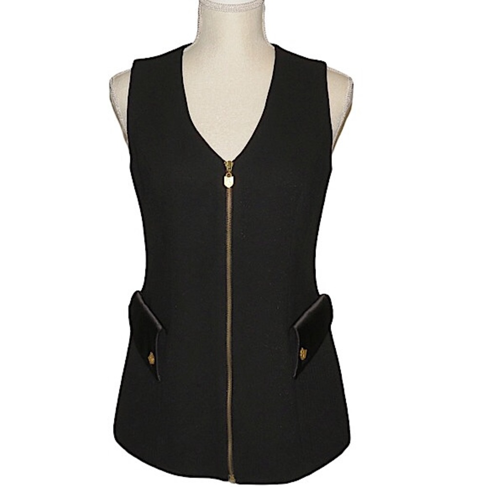 Vintage Alberto Makali Gold Hardware Bolero & Vest 2-Piece Set - Picture 3 of 15